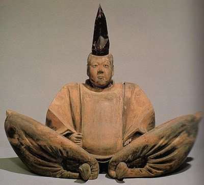 Деревянная статуя Токиёри Ходзё в Кэнтё-дзи. Камакура