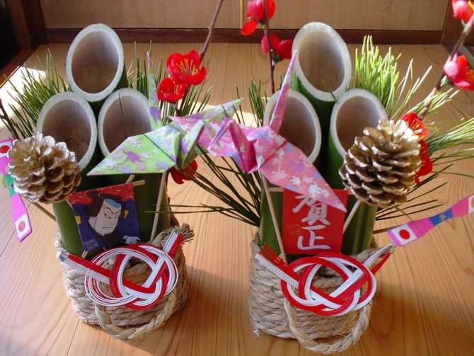Кадомацу - атрибут празднования Нового года в Японии