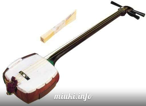 Некоторые японские народные музыкальные инструменты - Сямисен