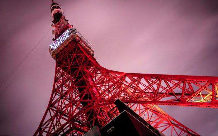 Телевизионная башня Токио высота