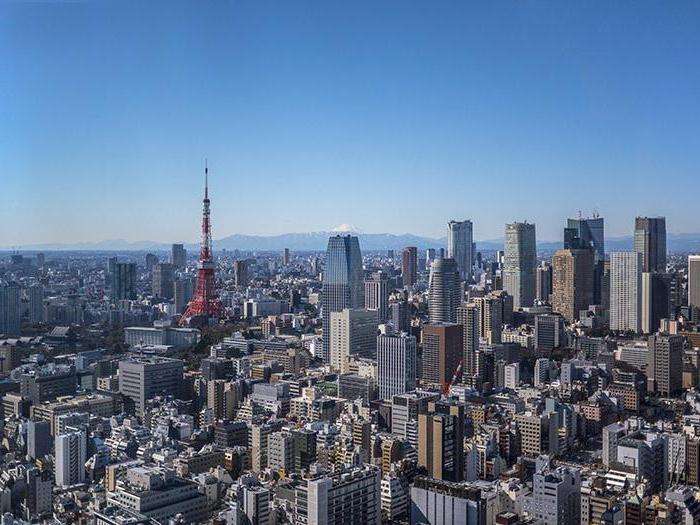 Телевизионная башня Токио Япония