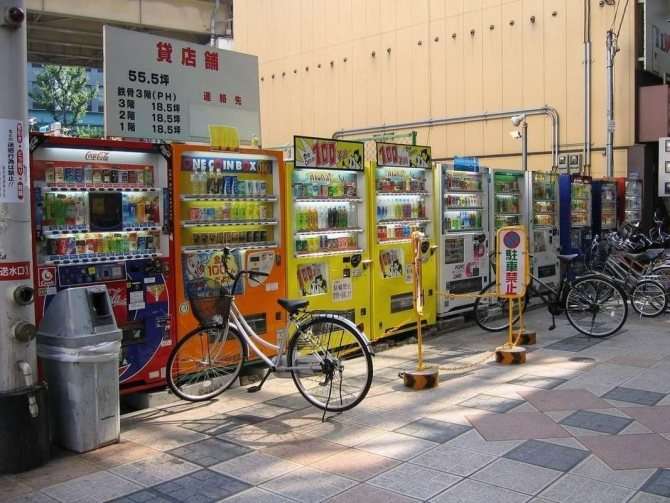 торговые автоматы в японии