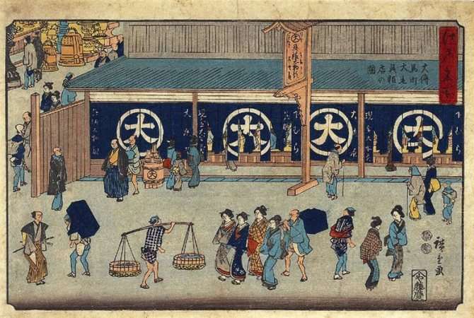 Японские гравюры укиё-э - ukiyo-e