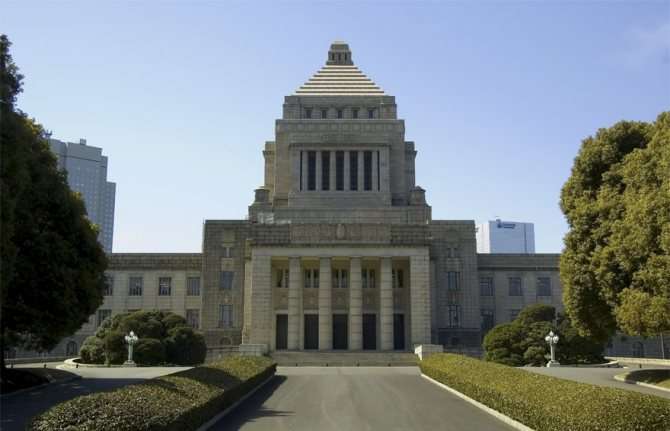 Здание японского Парламента (конец XIX века)